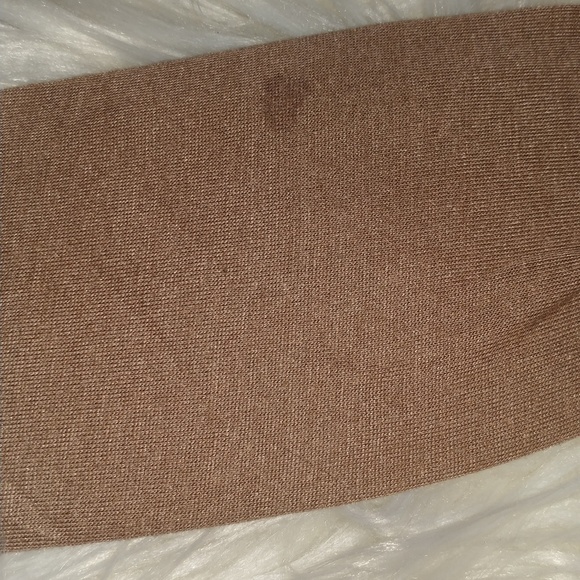 Brown polyester jeweled scarf - Picture 2 of 4